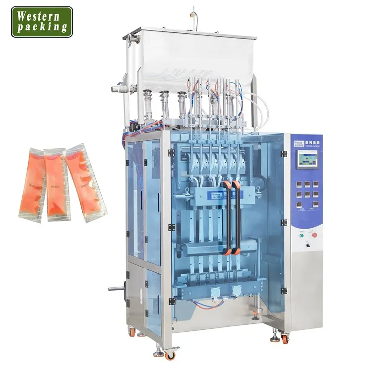 دستگاه بسته بندی ژله ای ساشه سه طرفه Multilane